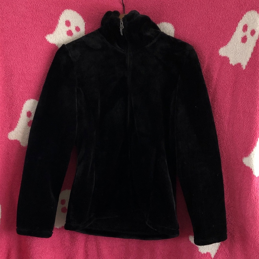 Kids Black Fleece Jacket